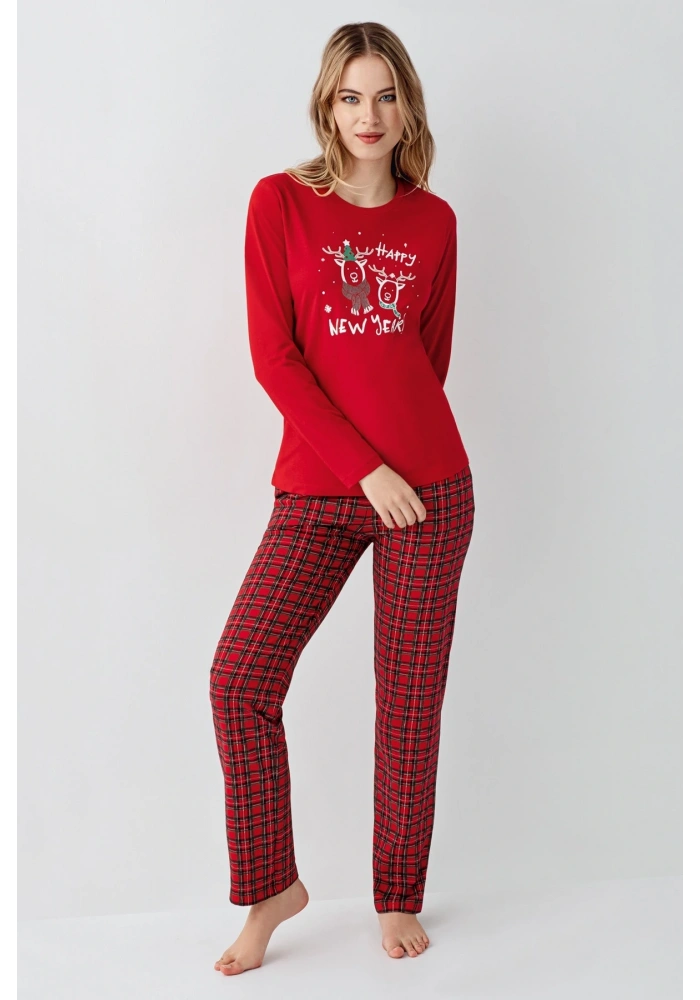 Arnetta 3514-S Kadın Uzun Kol Pijama Takım