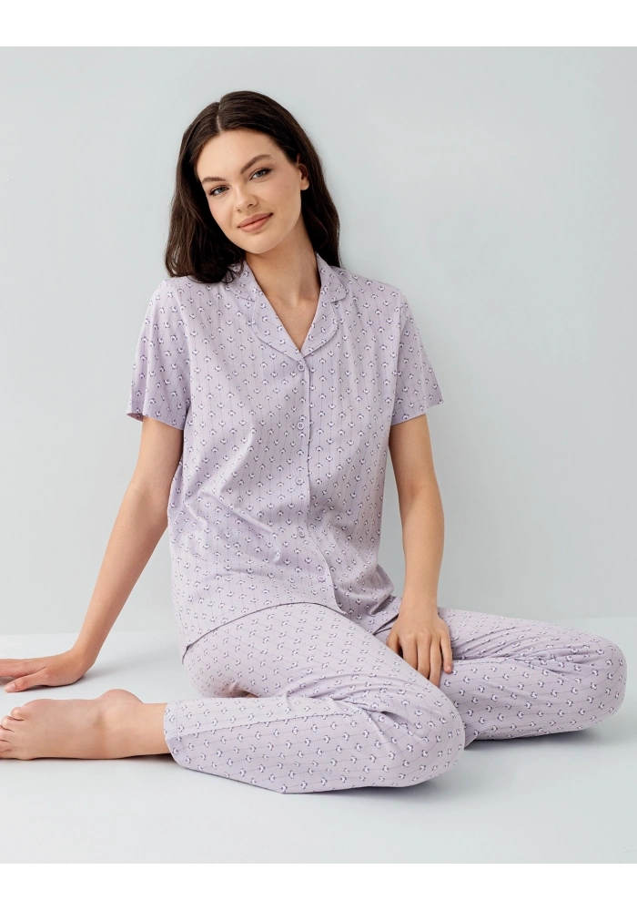 Arnetta 3552-S Kadın Gömlek Pijama Takım