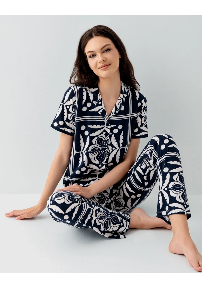 Arnetta 3567-S Kadın Gömlek Pijama Takım