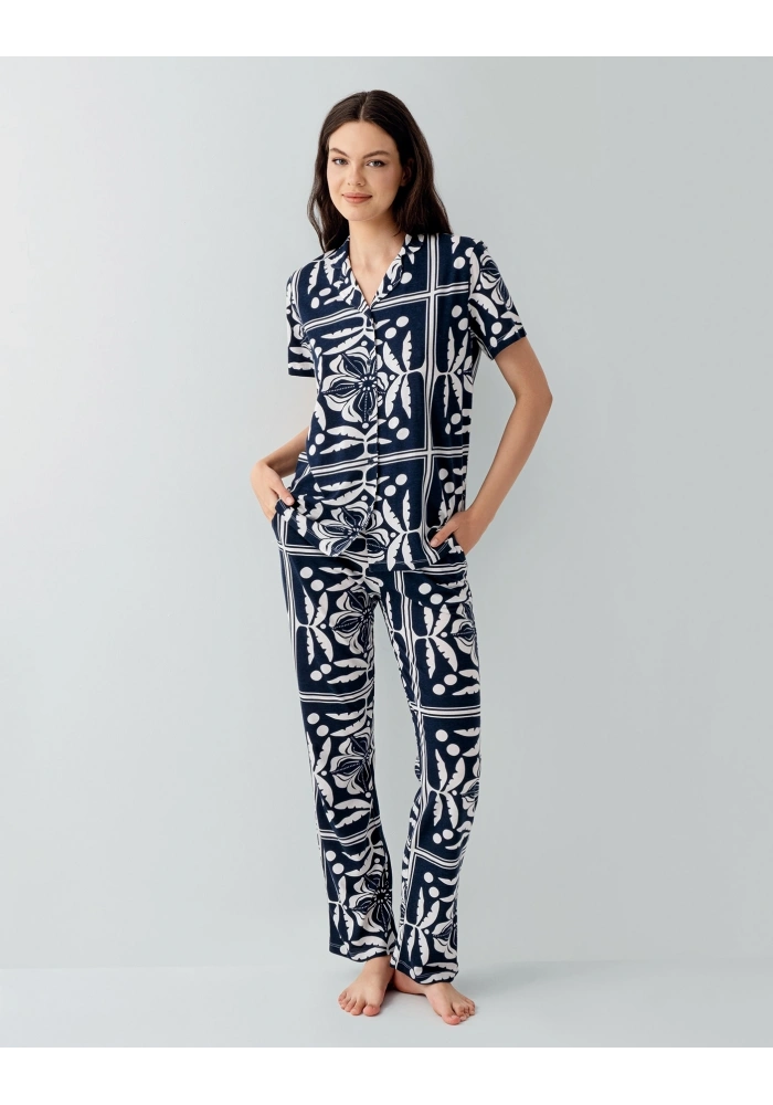 Arnetta 3567-S Kadın Gömlek Pijama Takım
