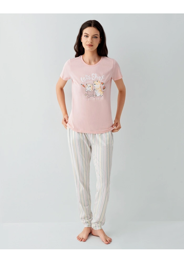 Arnetta 3571-S Kısa Kol Pijama Takımı