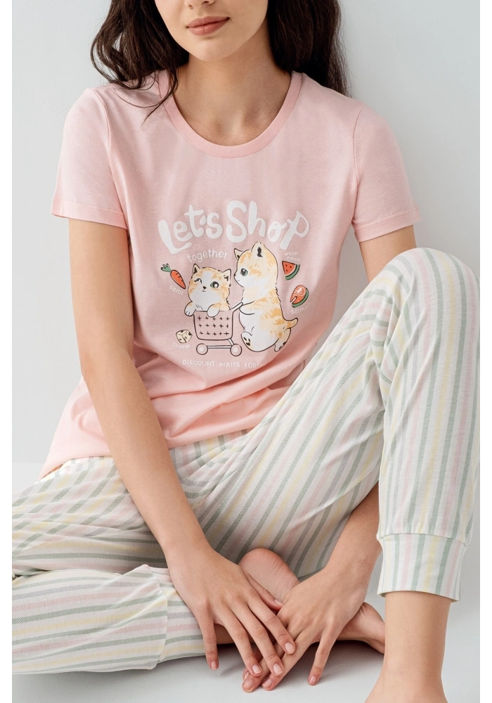 Arnetta 3571-S Kısa Kol Pijama Takımı