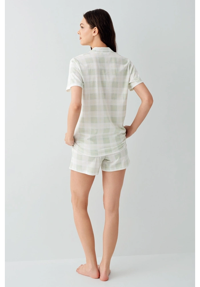 Arnetta 3578-S Kadın Gömlek Pijama Şort Takım