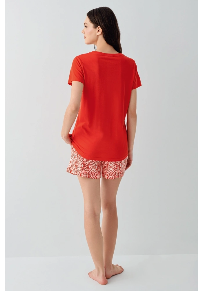 Arnetta 3612-X Kadın Battal Şort Takım