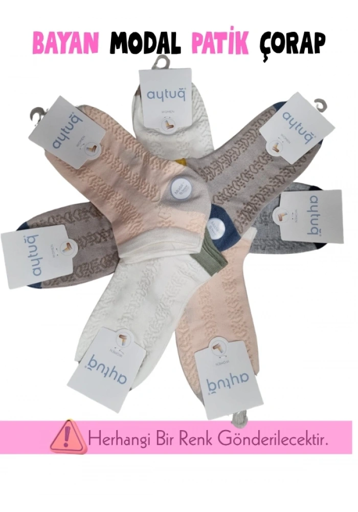 Aytuğ 33278 Kadın Modal Patik Çorap