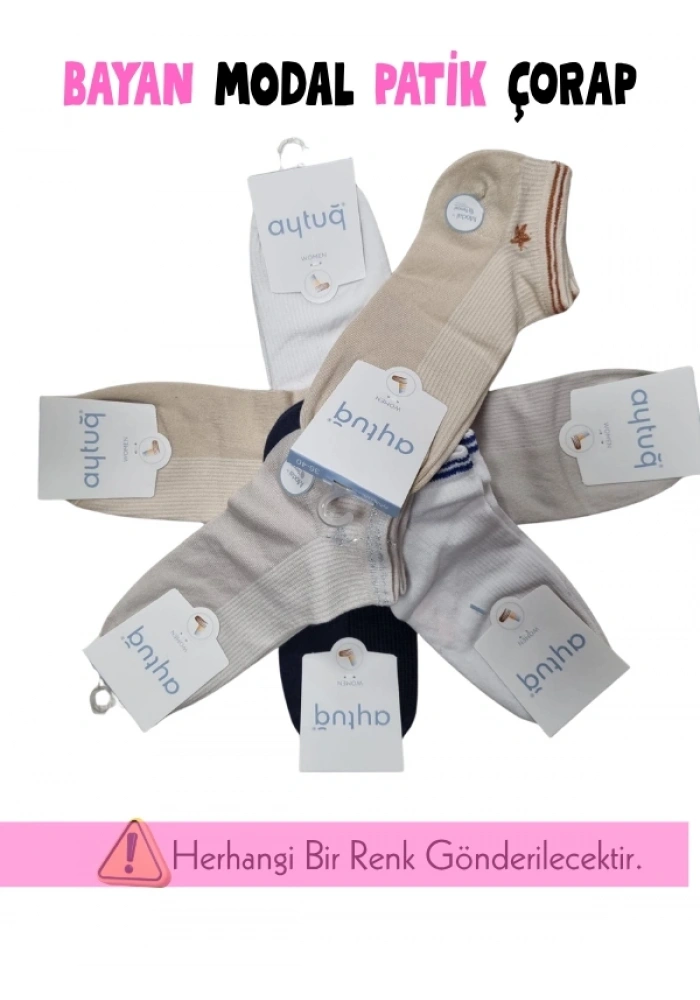 Aytuğ 33285 Kadın Modal Patik Çorap