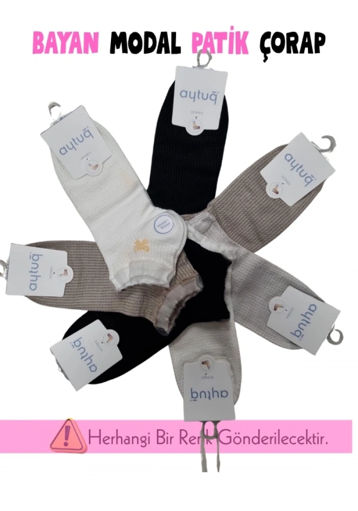 Aytuğ 34221 Kadın Modal Patik Çorap
