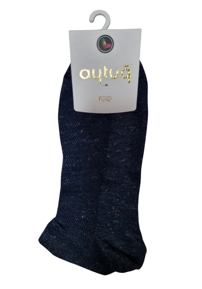 Aytuğ 39204 Kadın Simli Pamuklu Patik Çorap