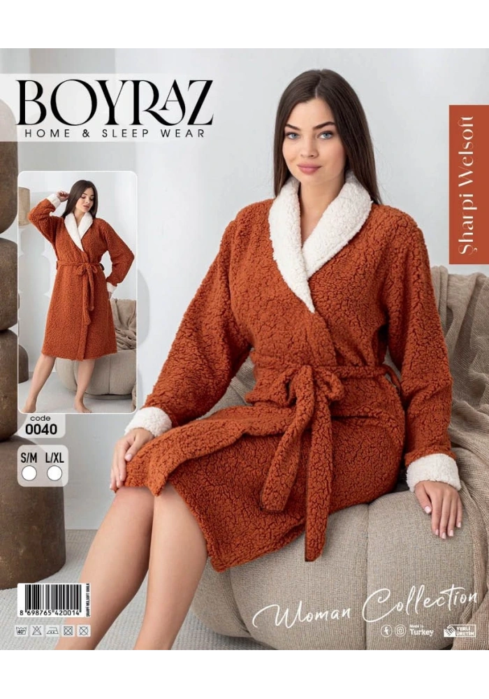 Boyraz 0040 Kadın Sharpi Welsolf Sabahlık