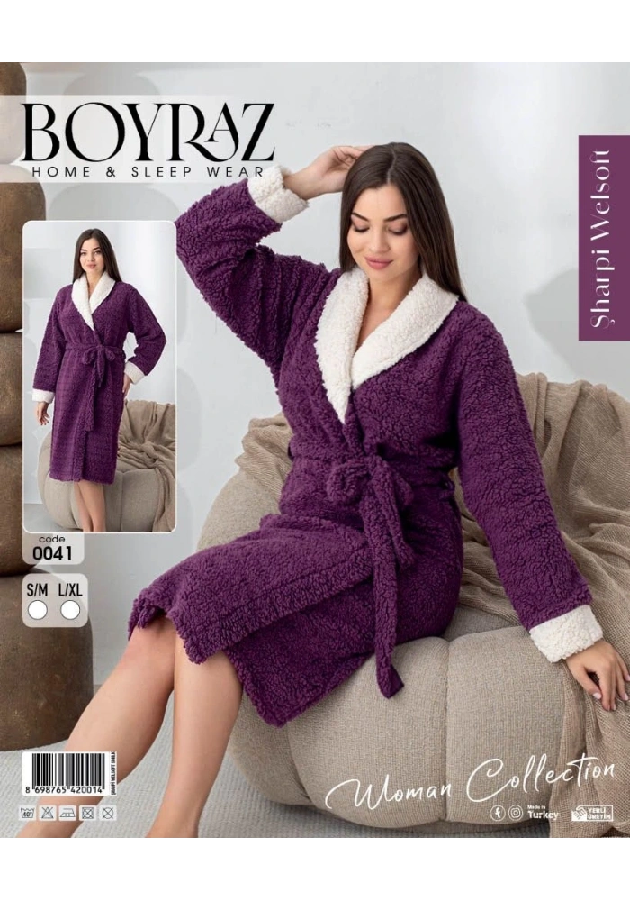 Boyraz 0041 Kadın Sharpi Welsolf Sabahlık