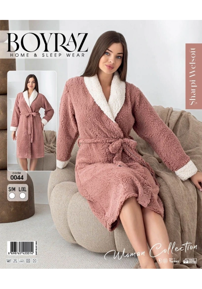 Boyraz 0044 Kadın Sharpi Welsolf Sabahlık