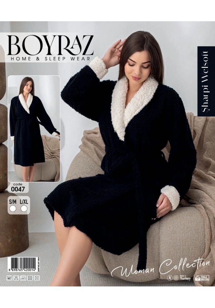 Boyraz 0047 Kadın Sharpi Welsolf Sabahlık