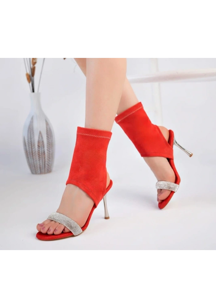 Brit Turuncu  Süet Booite