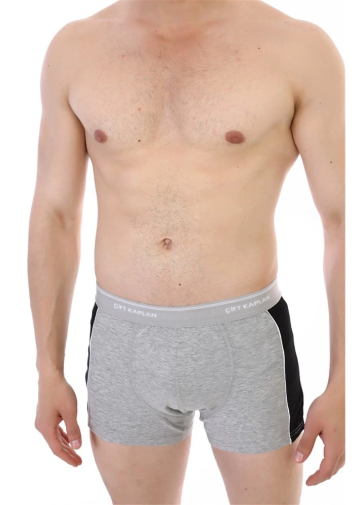 Çift Kaplan 850 Biyeli Likralı Erkek Boxer