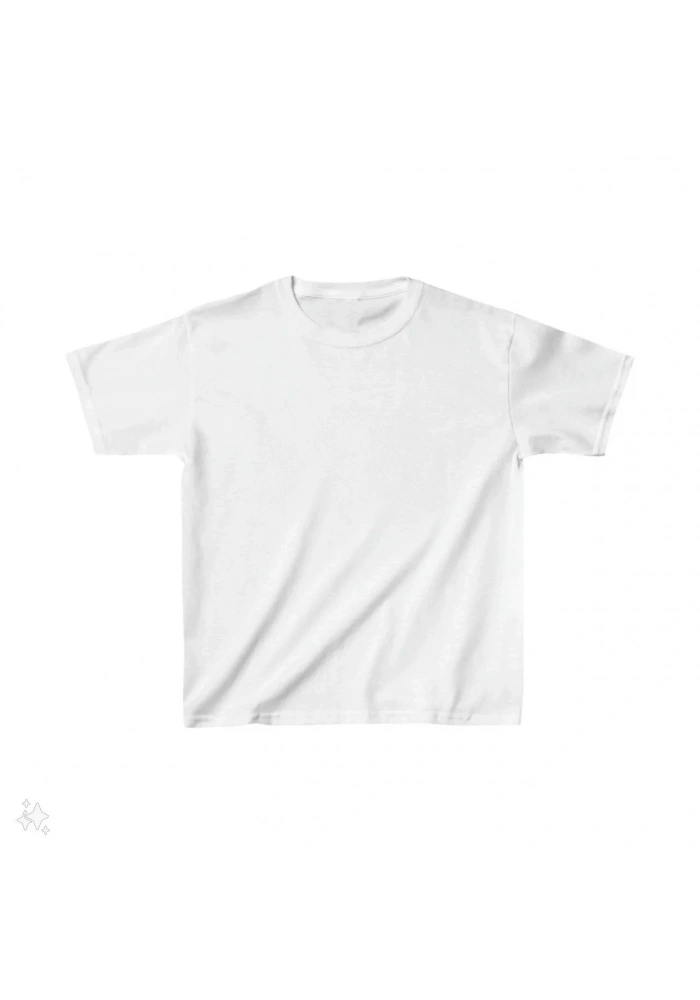 Çocuk Unisex Basic T-Shirt - Beyaz