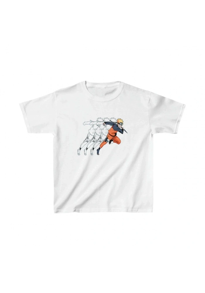 Çocuk Unisex Baskılı T-Shirt - Beyaz