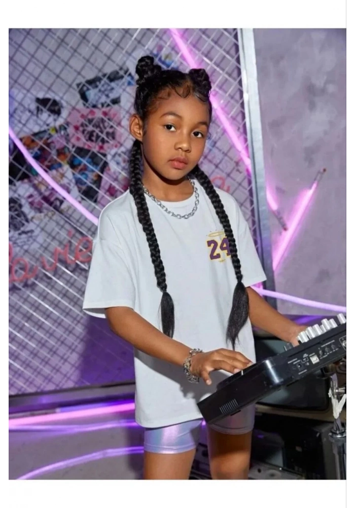 Çocuk Unisex Baskılı T-Shirt - Beyaz