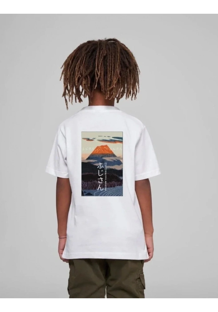 Çocuk Unisex Baskılı T-Shirt - Beyaz