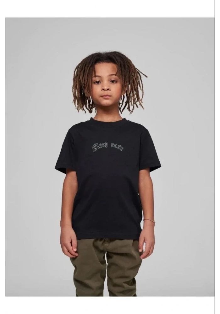 Çocuk Unisex Baskılı T-Shirt - Siyah