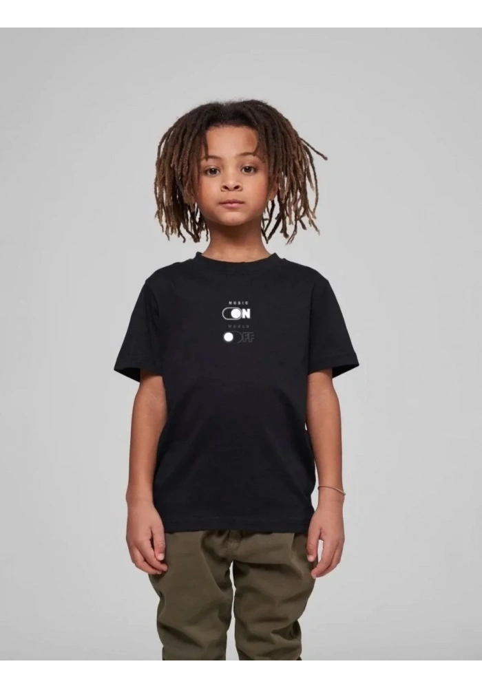 Çocuk Unisex Baskılı T-Shirt - Siyah