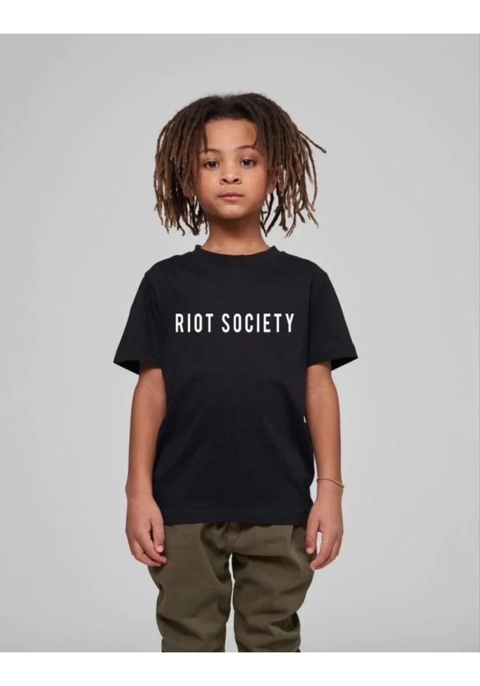 Çocuk Unisex Baskılı T-Shirt - Siyah