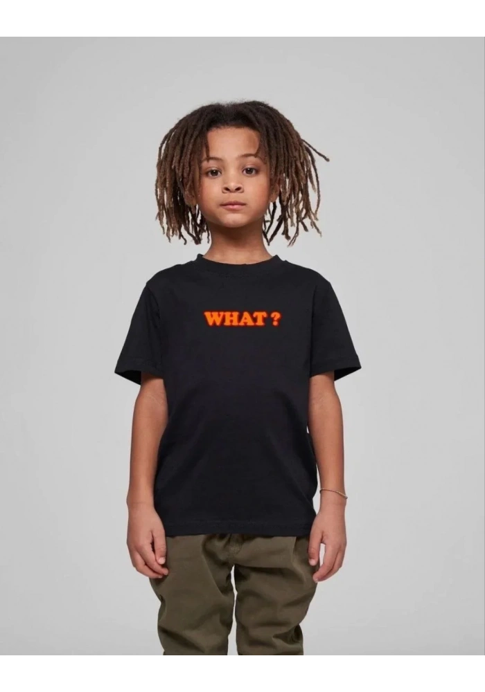 Çocuk Unisex Baskılı T-Shirt - Siyah