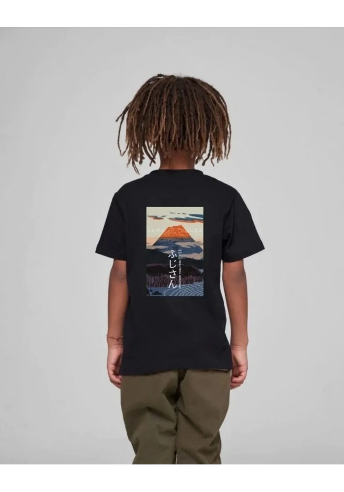 Çocuk Unisex Baskılı T-Shirt - Siyah