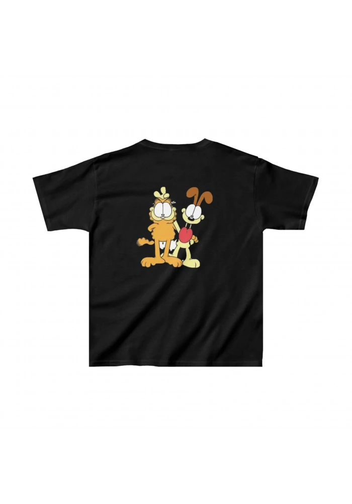 Çocuk Unisex Baskılı T-Shirt - Siyah