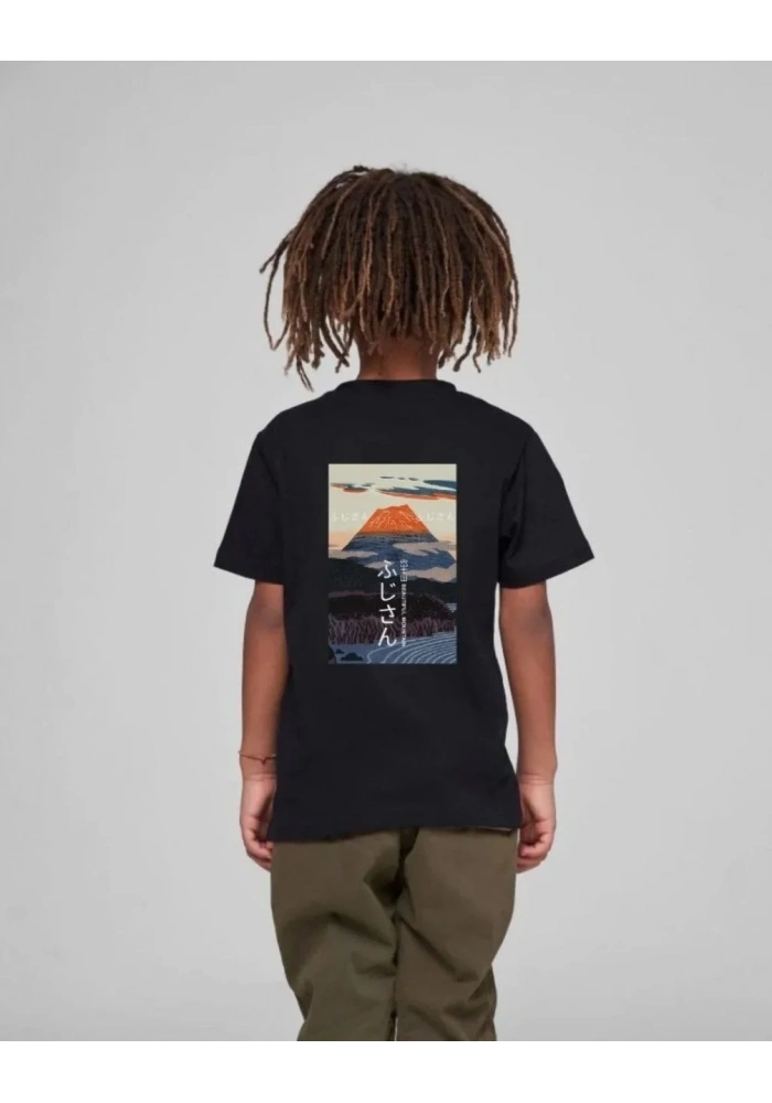 Çocuk Unisex Baskılı T-Shirt - Siyah