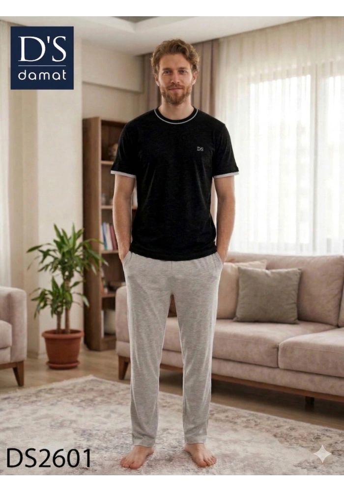 Ds Damat 2601 Erkek Spring Kısa Kol Pijama Takımı
