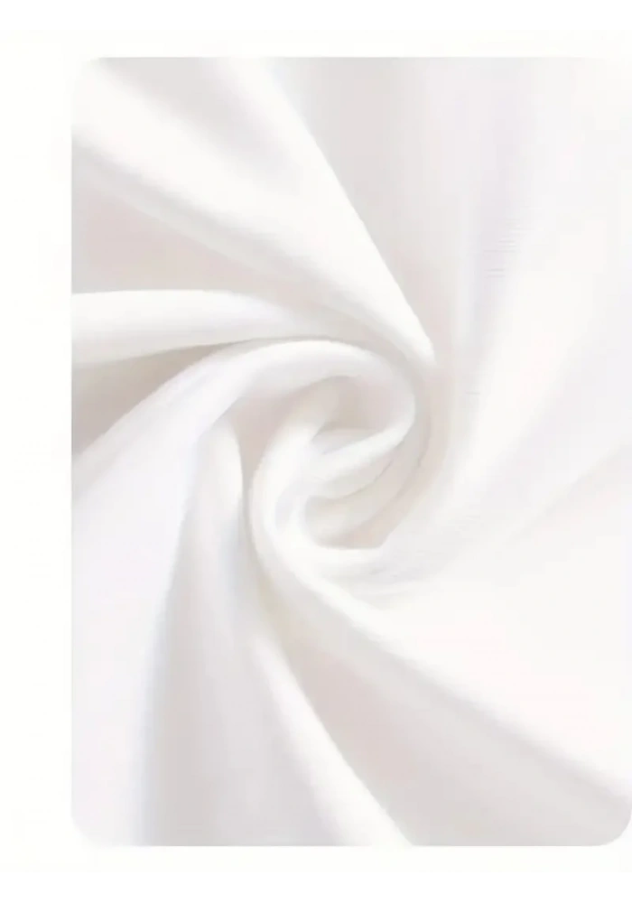 Kadın Day One Baskılı Oversize Bisiklet Yaka T-shirt - Beyaz