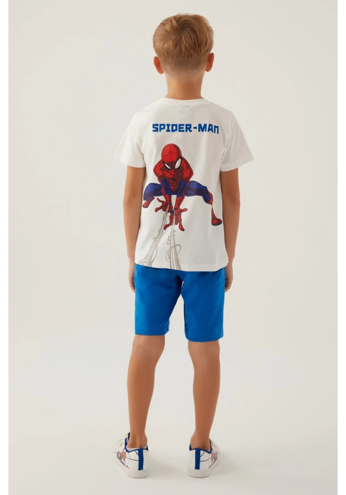 Disney 4878-3 Spider-Man Erkek Çocuk Şort Takım