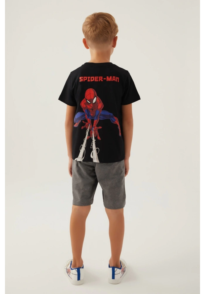 Disney 4878-3 Spider-Man Erkek Çocuk Şort Takım