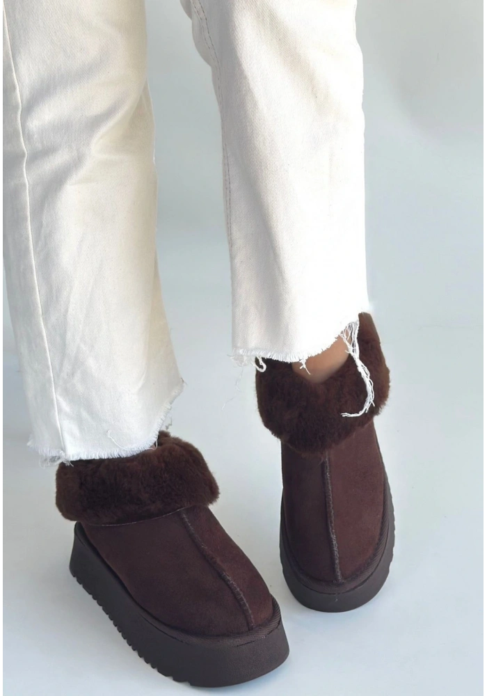 Edali Kahverengi Süet Bot