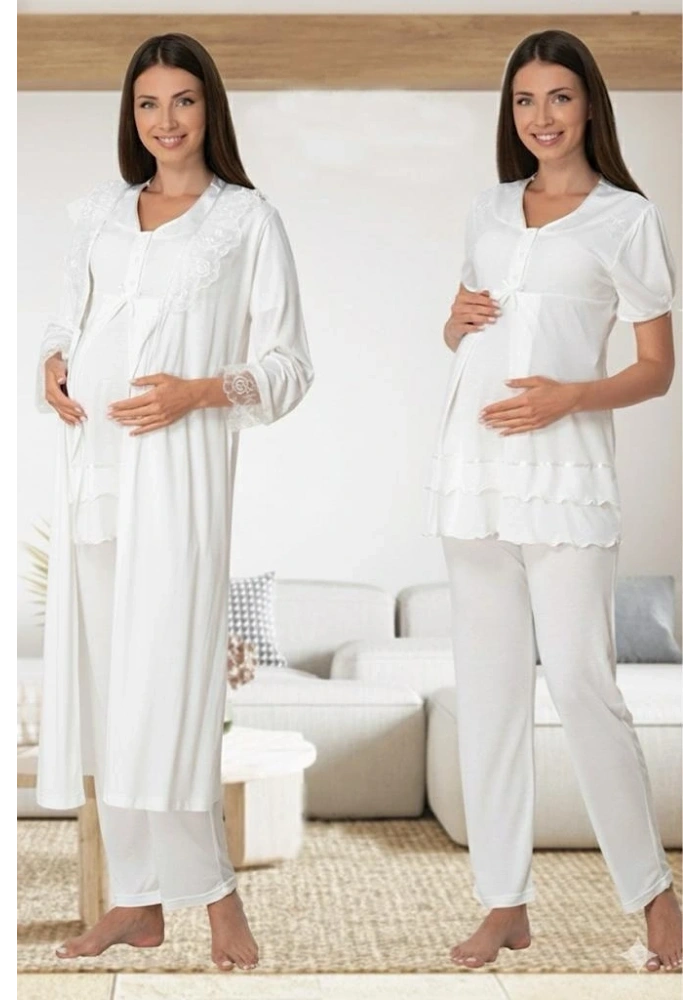 Effortt 8024 Sabahlıklı Lohusa Pijama