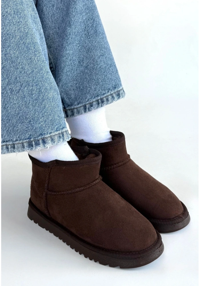 Elsa Kahverengi Süet Bot