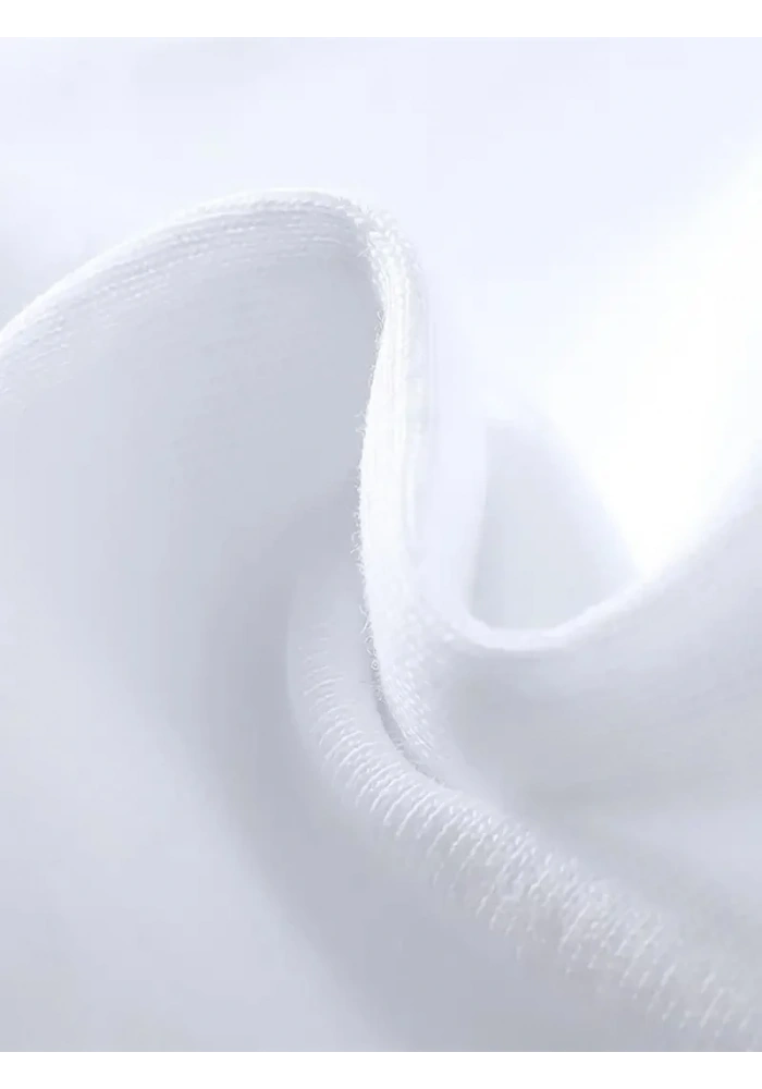 Erkek Kısa Kol Yazlık Tişört Bisiklet Yaka Baskılı Oversize T-Shirt - Beyaz