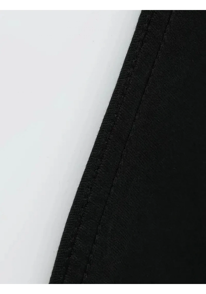 Erkek Baskılı Tişört Kısa Kol Bisiklet Yaka Oversize T-Shirt - - Siyah