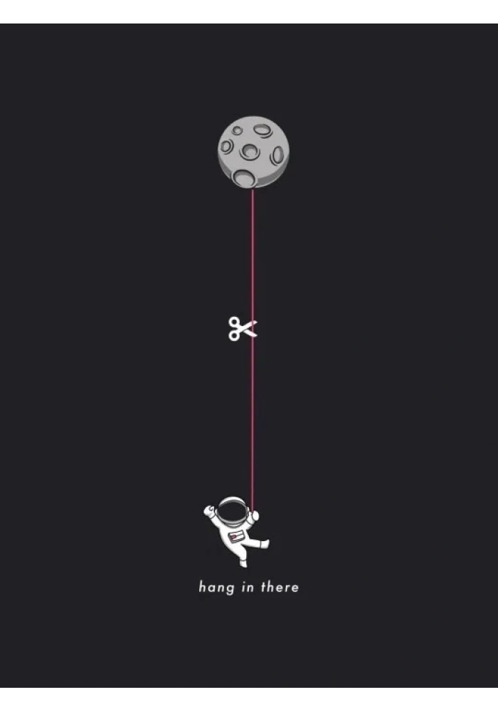 Erkek Baskılı T-Shirt Kısa Kol Bisiklet Yaka Regular Fit Rahat Kalıp Tişört - Siyah