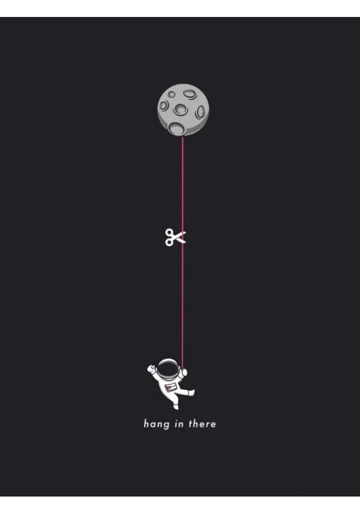 Erkek Baskılı Oversize T-shirt - Siyah