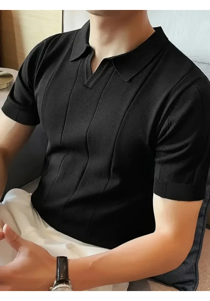 Erkek Kısa Kollu Polo Yakalı Triko Tshirt