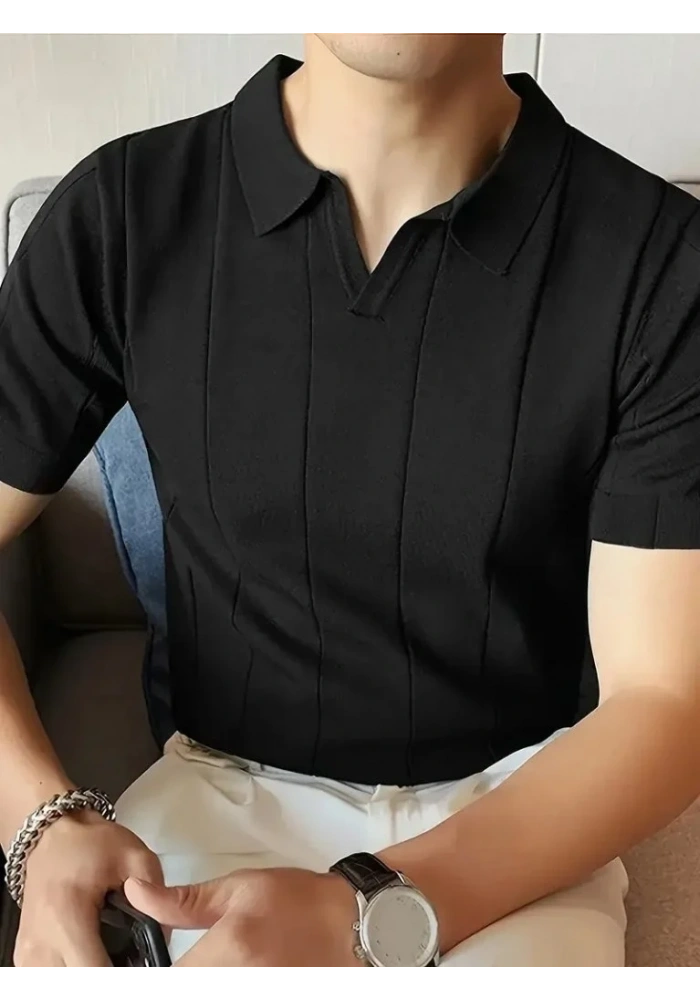 Erkek Kısa Kollu Polo Yakalı Triko Tshirt