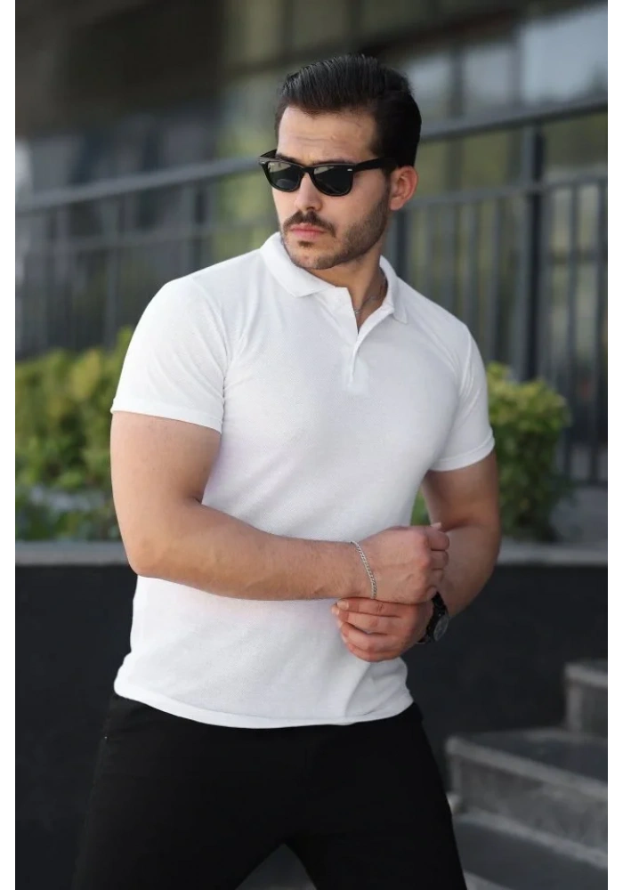 Erkek Kısa Kollu Yakalı Tişört