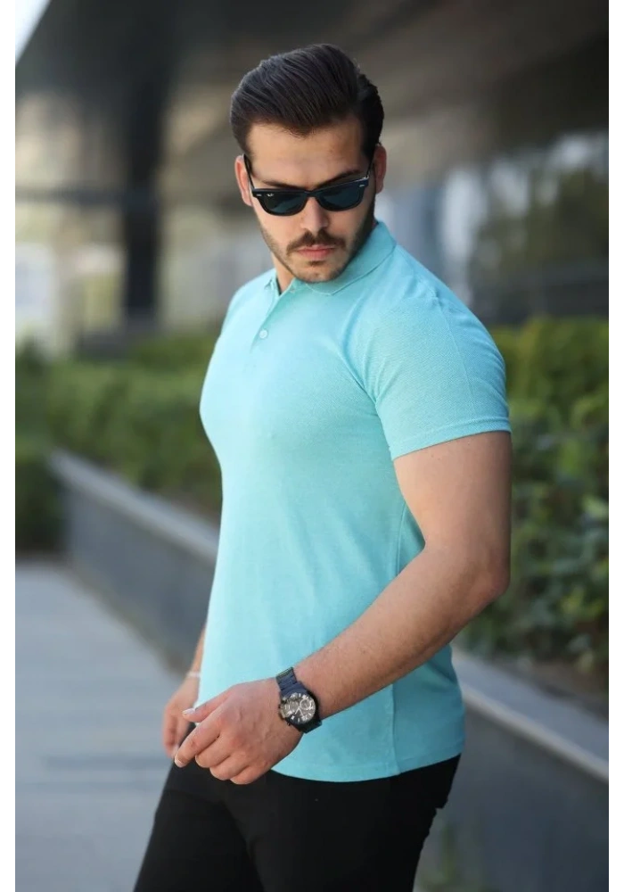 Erkek Kısa Kollu Yakalı Tişört