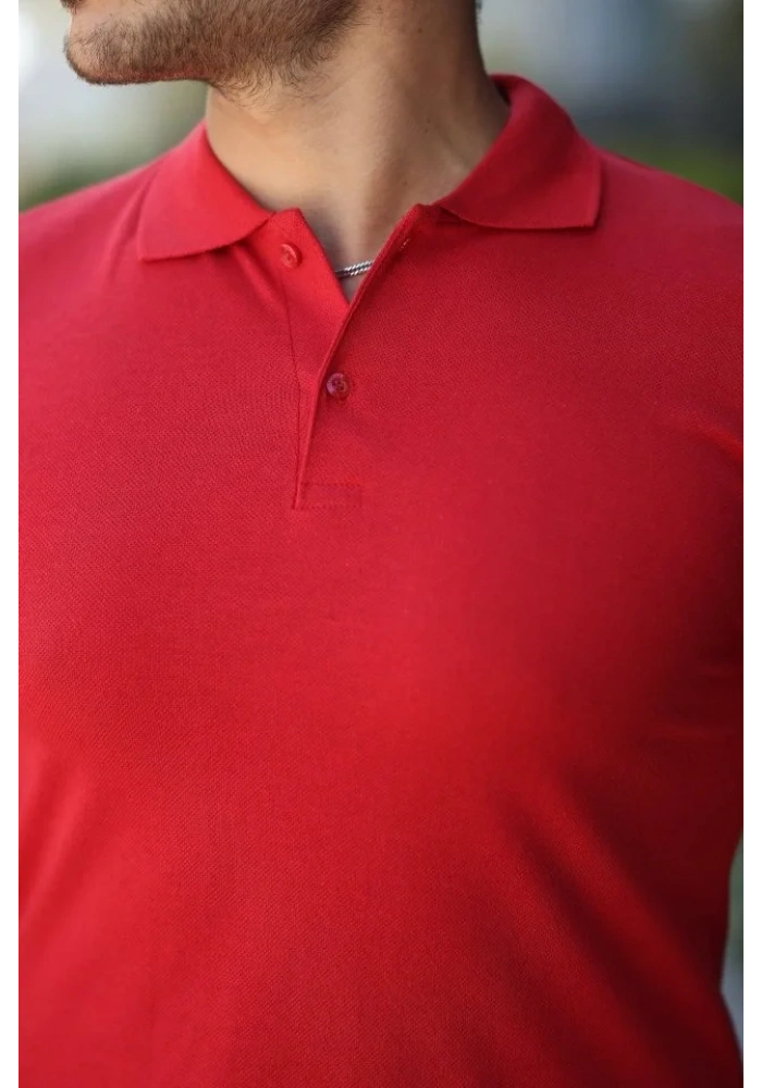 Erkek Kısa Kollu Yakalı Tişört