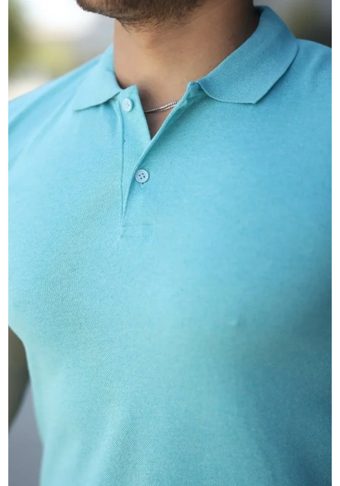 Erkek Kısa Kollu Yakalı Tişört