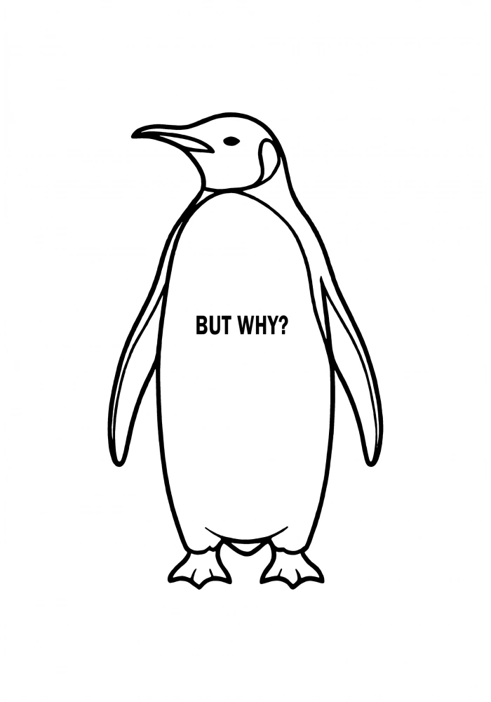 Erkek Nihilist Penguen Özel Tasarım Oversize Kapüşonlu Sweatshirt - Beyaz