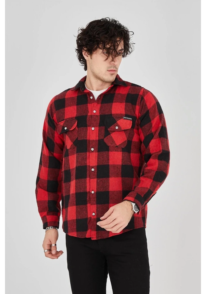 Erkek Oduncu Gömlek - Kırmızı
