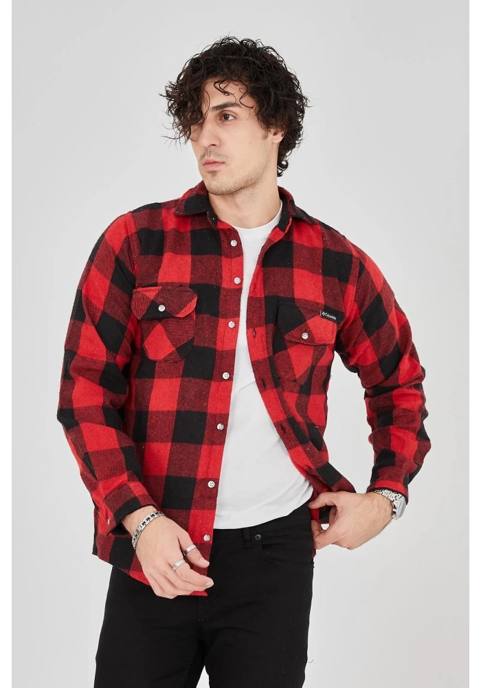 Erkek Oduncu Gömlek - Kırmızı