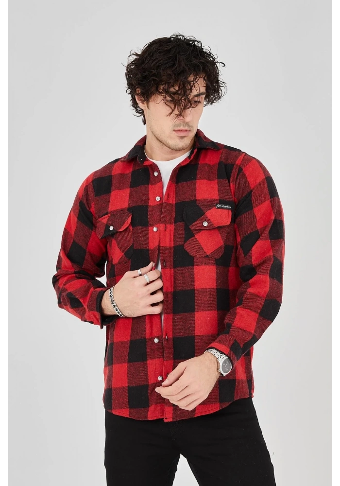 Erkek Oduncu Gömlek - Kırmızı